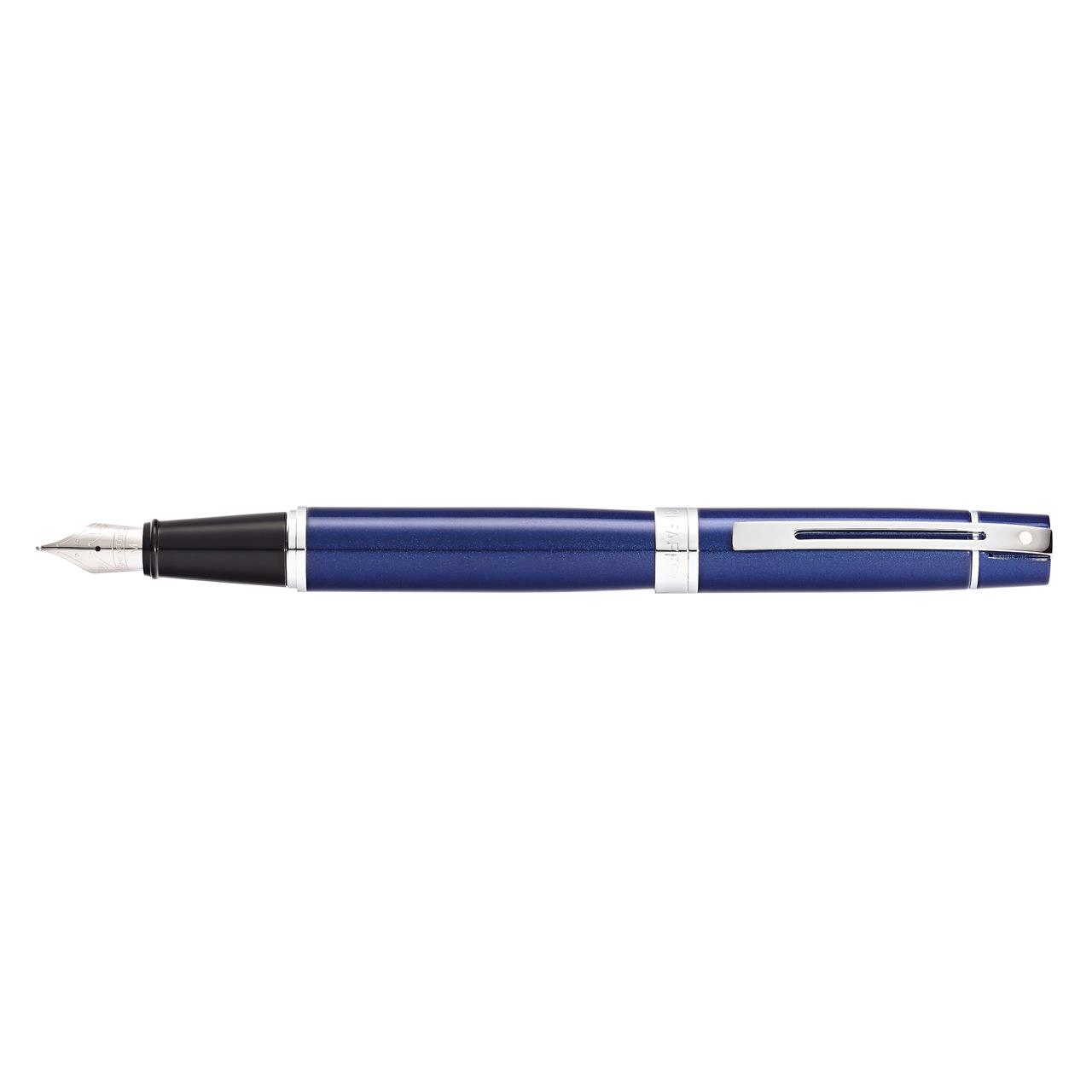 Sheaffer Fountain Pen - Blue & Chrome